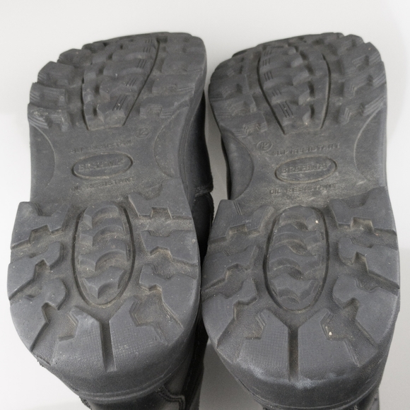 Brahma Steel Toe Work Boots Slip Resistant Black Tall Mens 12.5 - Picture 8 of 11